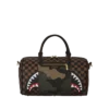 BOLSA DE VIAJE MINI «SHARKS IN PARIS» CON BOLSILLO EXTERIOR CON CREMALLERA DORADA
