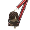 BOLSO DE MOCHILA CON BOLSILLO EXTERIOR CON CREMALLERA DORADA «Sharks in Paris»
