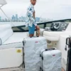 3AM LE BLANC SHARKNAUTICS EQUIPAGE DE MANO DE CARCASA RÍGIDA DE TAMAÑO COMPLETO
