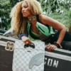 A.I.8 AFRICAN INTELLIGENCE BOOKED & BUSY CITY SAVVY BOLSO DE MANO