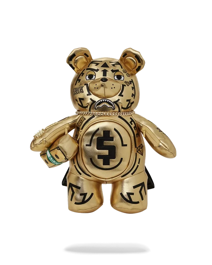 A.I.8 «AFRICAN INTELLIGENCE: PATH TO THE FUTURE II» Mochila mediana «MONEYBEAR TEDDYBEAR»