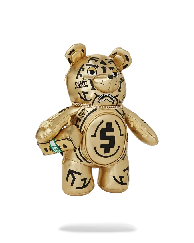 A.I.8 «AFRICAN INTELLIGENCE: PATH TO THE FUTURE II» Mochila mediana «MONEYBEAR TEDDYBEAR»