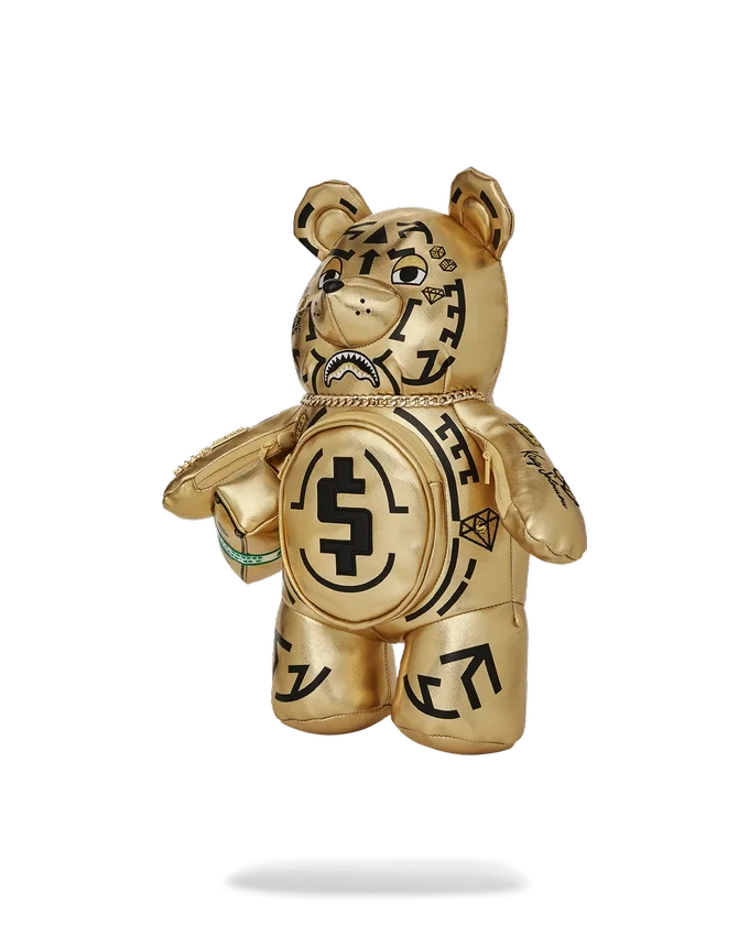 A.I.8 «AFRICAN INTELLIGENCE: PATH TO THE FUTURE II» Mochila mediana «MONEYBEAR TEDDYBEAR»