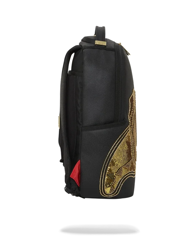 A.I.8 Mochila de leopardo con detalles dorados de African Intelligence (DLXV)