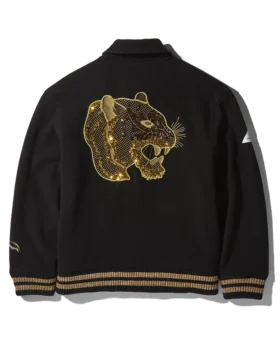 A.I.9 AFRICAN INTELLIGENCE GUILDED LEOPARD - CHAQUETA VARSITY EN COLABORACIÓN CON SANDFLOWER