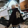 A.I.9 AFRICAN INTELLIGENCE GUILDED LEOPARD - CHAQUETA VARSITY EN COLABORACIÓN CON SANDFLOWER