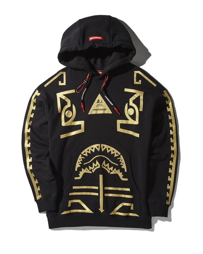 A.I.9 AFRICAN INTELLIGENCE PATH TO THE FUTURE II - SUDADERA CON CAPUCHA DE LA COLABORACIÓN CON SANDFLOWER