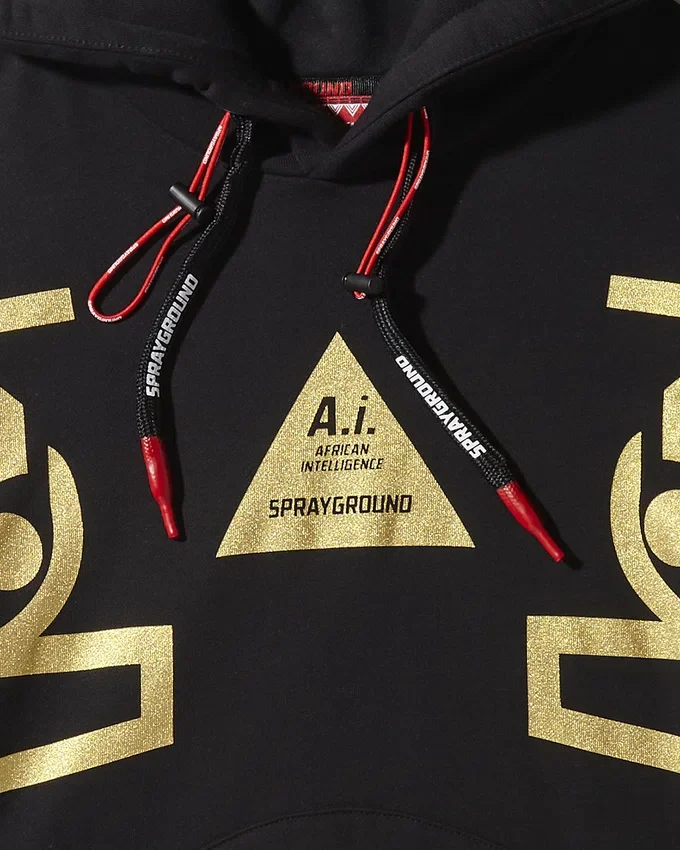 A.I.9 AFRICAN INTELLIGENCE PATH TO THE FUTURE II - SUDADERA CON CAPUCHA DE LA COLABORACIÓN CON SANDFLOWER