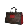 BOLSA DE DEPORTE PIRAMIDAL «BOSS» CON ESTAMPADO DE CUADROS DE KATANA