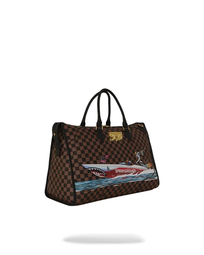 BOLSA DE DEPORTE PIRAMIDAL «THE 305 SPEEDBOAT GETAWAY»