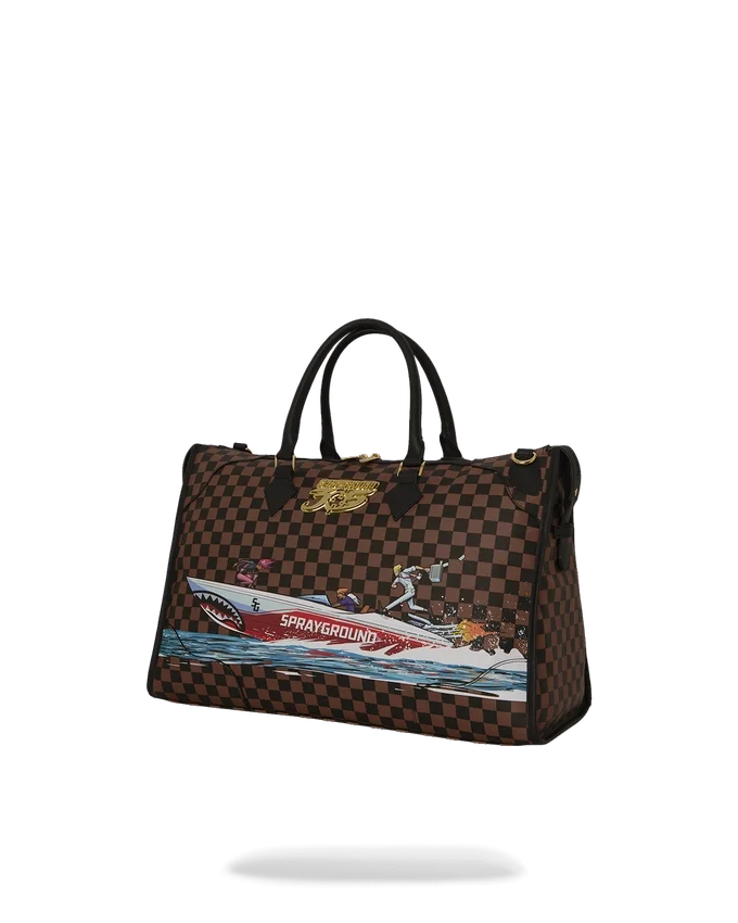 BOLSA DE DEPORTE PIRAMIDAL «THE 305 SPEEDBOAT GETAWAY»