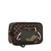 BOLSA DE NECESERES «BRICKSIDE» DE SHARKS IN PARIS CON BOLSILLO EXTERIOR DORADO CON CREMALLERA