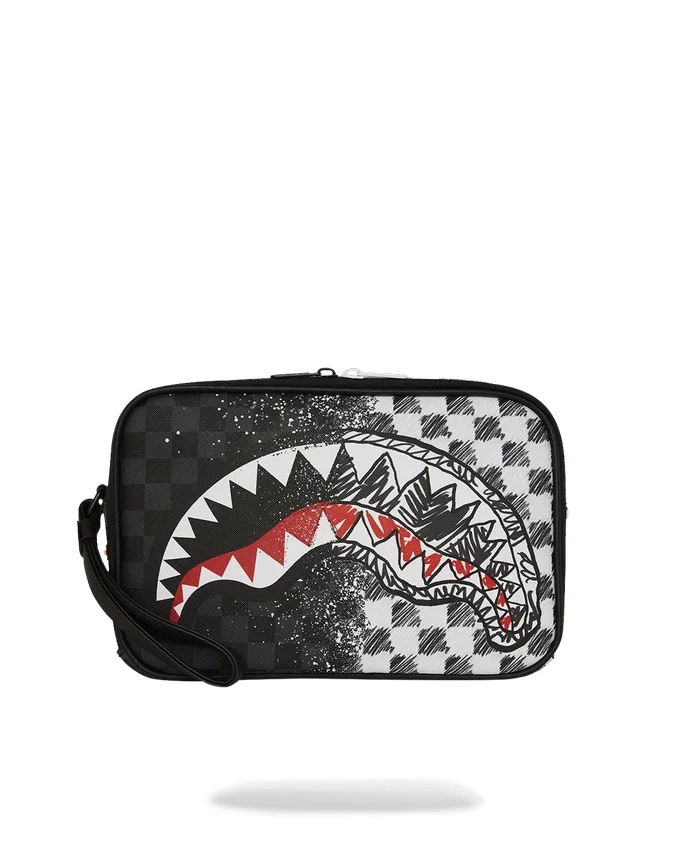 BOLSA DE NECESERES «SCRIBBLE DRIBBLE CHECK»