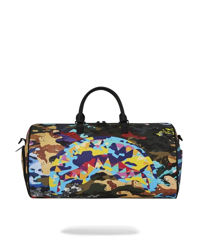 BOLSA DE VIAJE CON ESTAMPADO DE CAMO