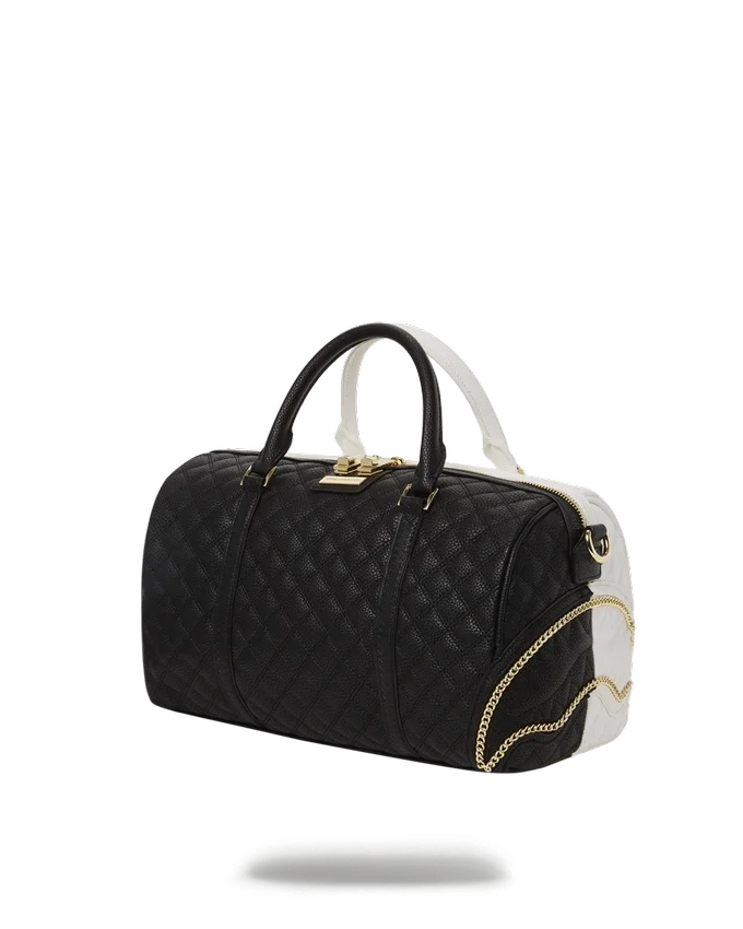 BOLSA DE VIAJE MINI «LEVELED UP SPLIT QUILT SHARK»
