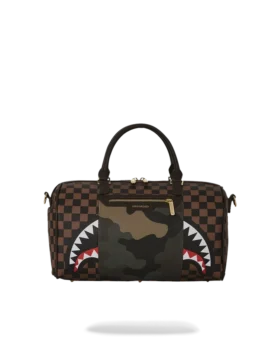 BOLSA DE VIAJE MINI «SHARKS IN PARIS» CON BOLSILLO EXTERIOR CON CREMALLERA DORADA
