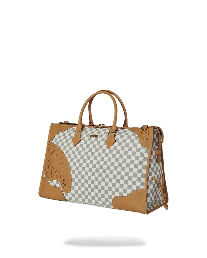 BOLSA DE VIAJE PIRAMIDAL HENNY LATTE