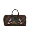BOLSA DE VIAJE «SHARKS IN PARIS» CON BOLSILLO EXTERIOR CON CREMALLERA DORADA