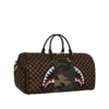 BOLSA DE VIAJE «SHARKS IN PARIS» CON BOLSILLO EXTERIOR CON CREMALLERA DORADA