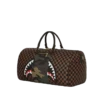 BOLSA DE VIAJE «SHARKS IN PARIS» CON BOLSILLO EXTERIOR CON CREMALLERA DORADA