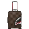 BOLSILLO EXTERIOR CON CREMALLERA DORADA «Sharks in Paris» – Equipaje de cabina jetsetter
