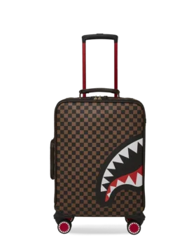 BOLSILLO EXTERIOR CON CREMALLERA DORADA «Sharks in Paris» – Equipaje de cabina jetsetter