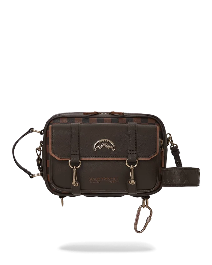BOLSO BOLSOS MENSAGERO CHECKMATE ROYALE EN COLOR LADRILLO