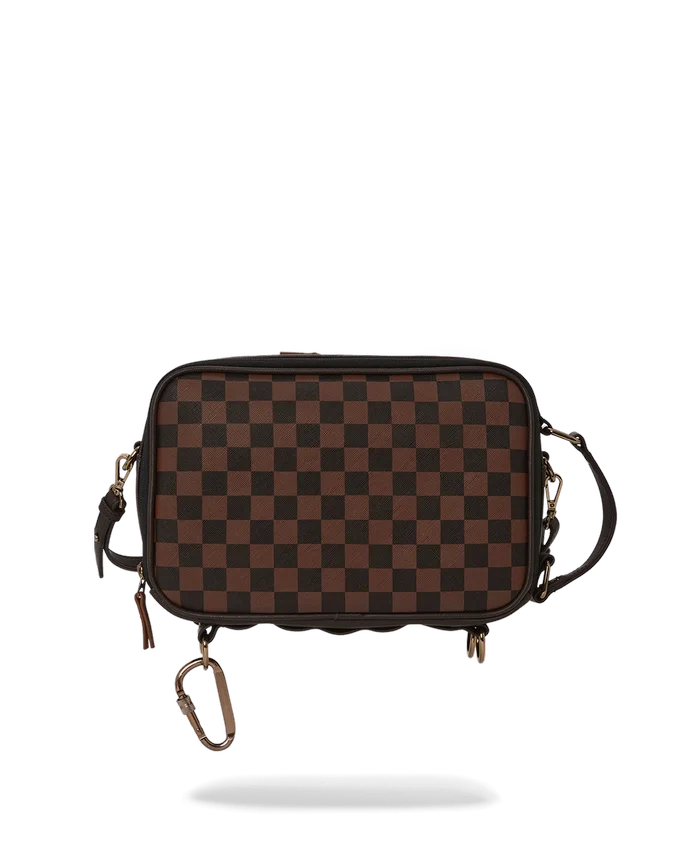 BOLSO BOLSOS MENSAGERO CHECKMATE ROYALE EN COLOR LADRILLO