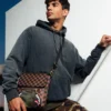 BOLSO BOLSOS MENSAGEROS «SHARKS IN PARIS» CON BOLSILLO EXTERIOR CON CREMALLERA DORADA