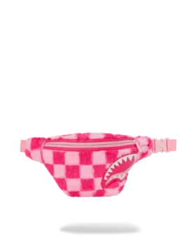BOLSO DE BANDOLERA SAVVY «FURZILLA SHARK» (CUADROS ROSAS)
