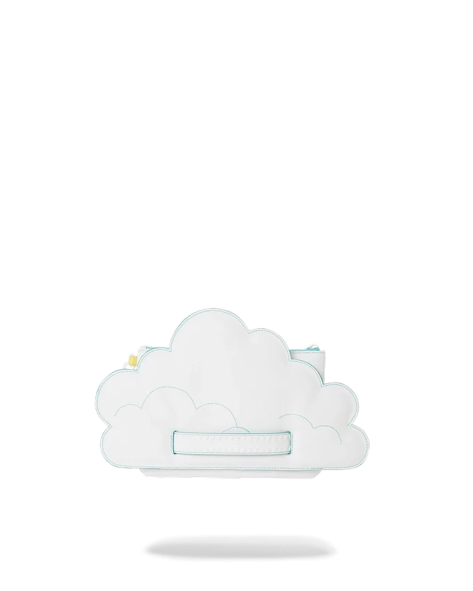 BOLSO DE MANO CROSSOVER «CLOUDY WITH A CHANCE OF SHARK»