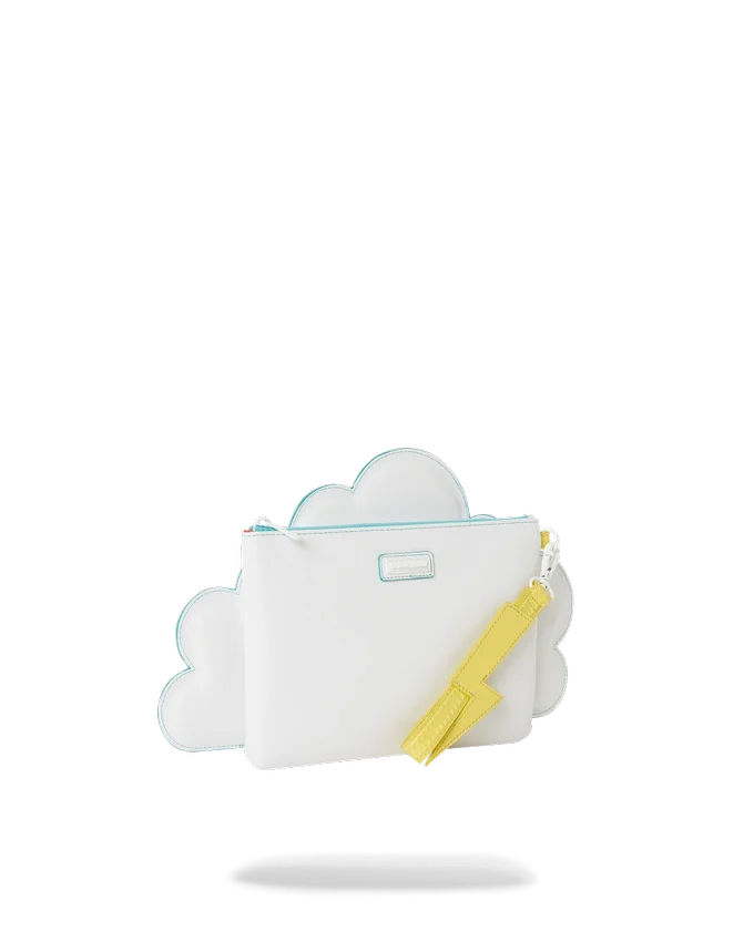 BOLSO DE MANO CROSSOVER «CLOUDY WITH A CHANCE OF SHARK»