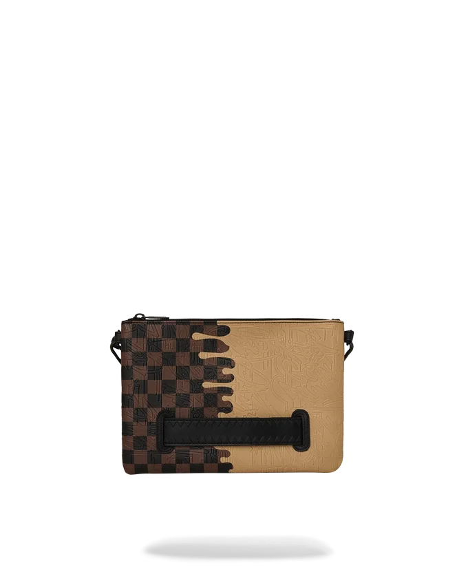 BOLSO DE MANO CROSSOVER CON EFECTO GOTAS DE DISEÑADOR