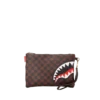 BOLSO DE MANO CROSSOVER CON ESTAMPADO DE CUADROS Y CAMUFLAJE