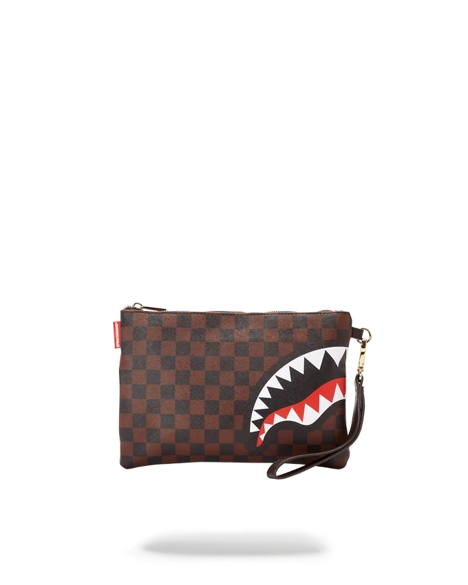 BOLSO DE MANO CROSSOVER CON ESTAMPADO DE CUADROS Y CAMUFLAJE