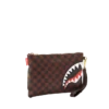 BOLSO DE MANO CROSSOVER CON ESTAMPADO DE CUADROS Y CAMUFLAJE