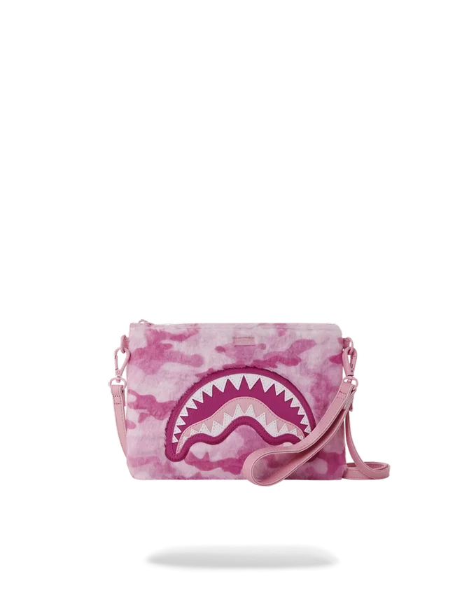 BOLSO DE MANO CROSSOVER «FURRROCIOUS» EN ROSA