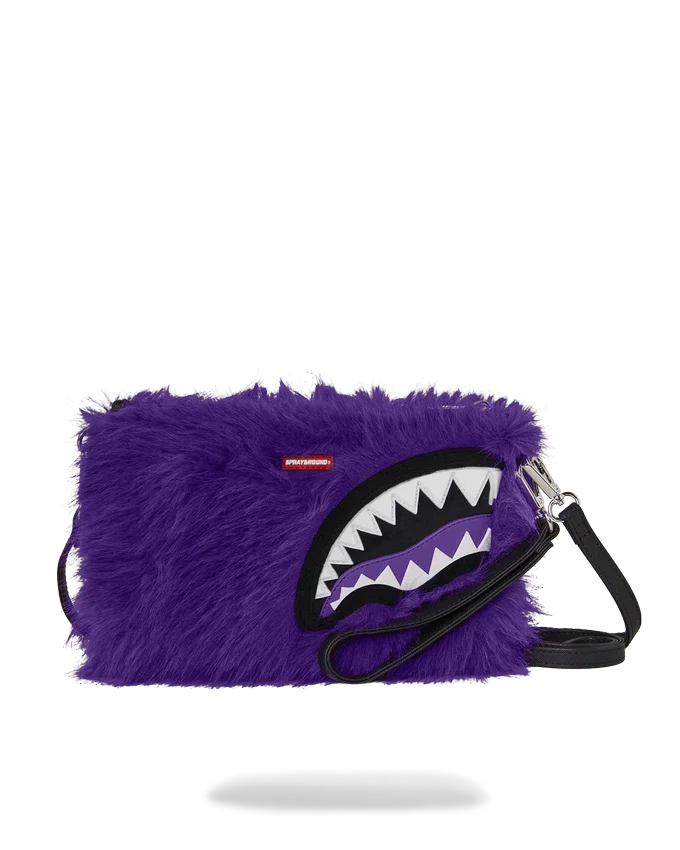 BOLSO DE MANO CROSSOVER «FURZILLA Shark» (MORADO)