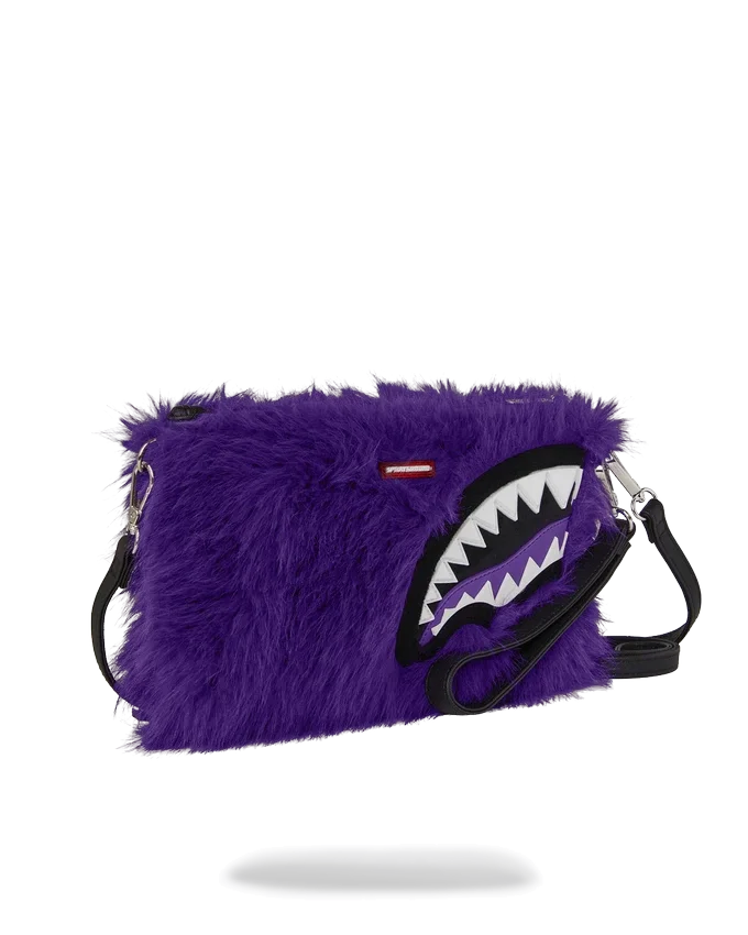 BOLSO DE MANO CROSSOVER «FURZILLA Shark» (MORADO)