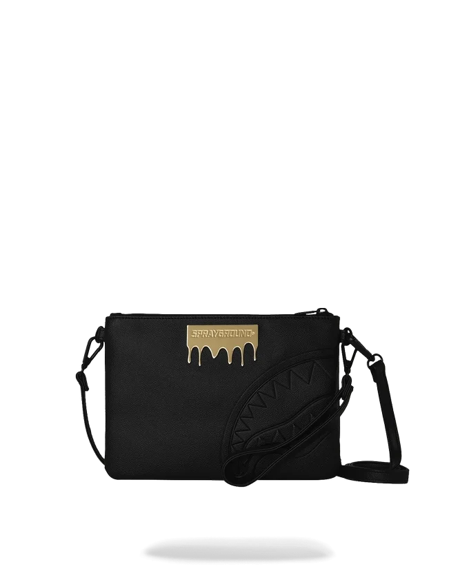 BOLSO DE MANO CROSSOVER «GOLD BRICK DRIP»