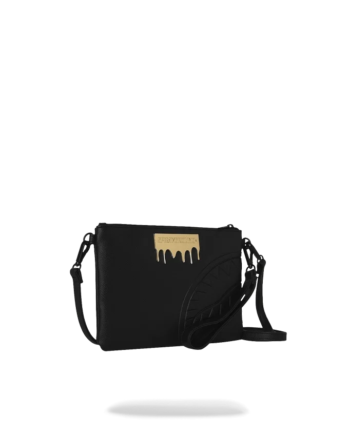 BOLSO DE MANO CROSSOVER «GOLD BRICK DRIP»
