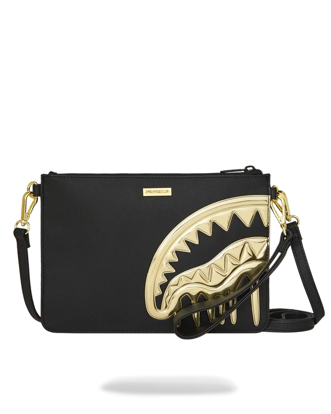 BOLSO DE MANO CROSSOVER «GOLDHEART SHARK DRIP»