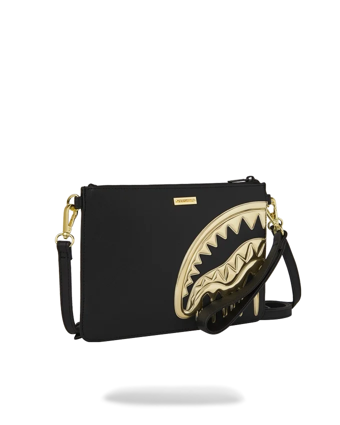 BOLSO DE MANO CROSSOVER «GOLDHEART SHARK DRIP»