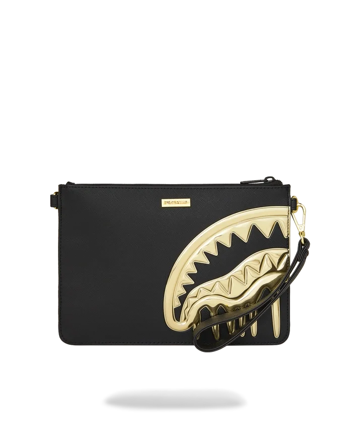 BOLSO DE MANO CROSSOVER «GOLDHEART SHARK DRIP»