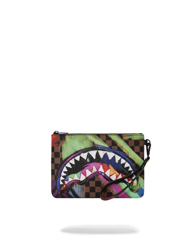BOLSO DE MANO CROSSOVER «Shark in Paris City Streaks»