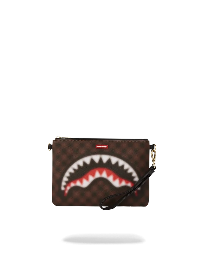 BOLSO DE MANO CROSSOVER «Shark in Paris» CON EFECTO DESENFOCADO