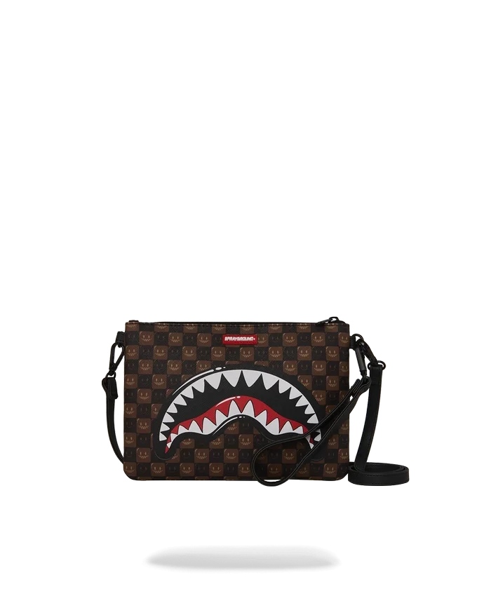 BOLSO DE MANO CROSSOVER «Shark in Paris Grin & Grind»