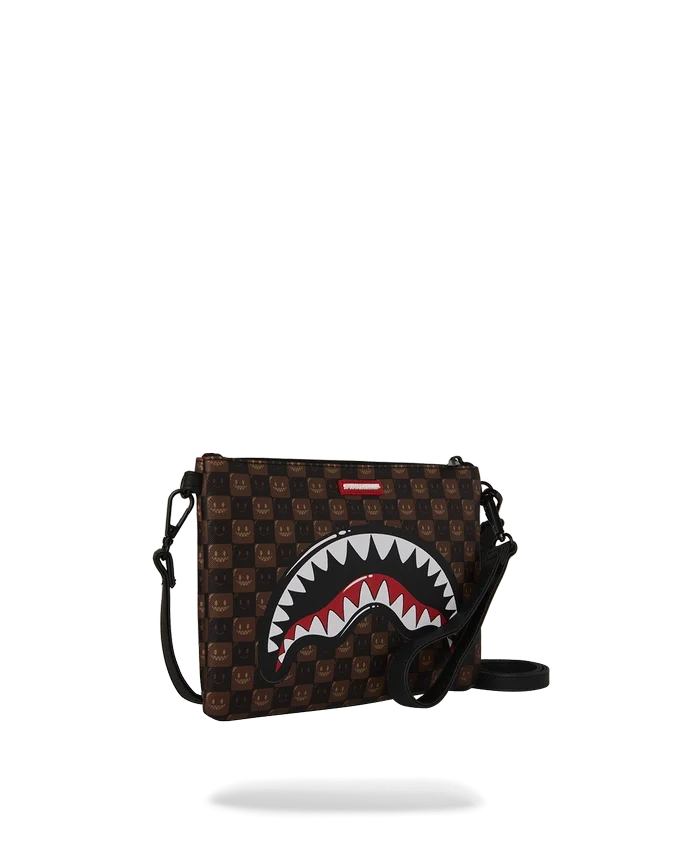 BOLSO DE MANO CROSSOVER «Shark in Paris Grin & Grind»
