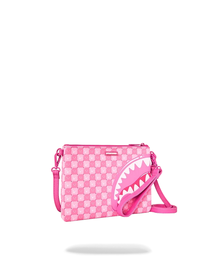 BOLSO DE MANO CROSSOVER «SHINOBI SHARKS IN PARIS» (ROSA)