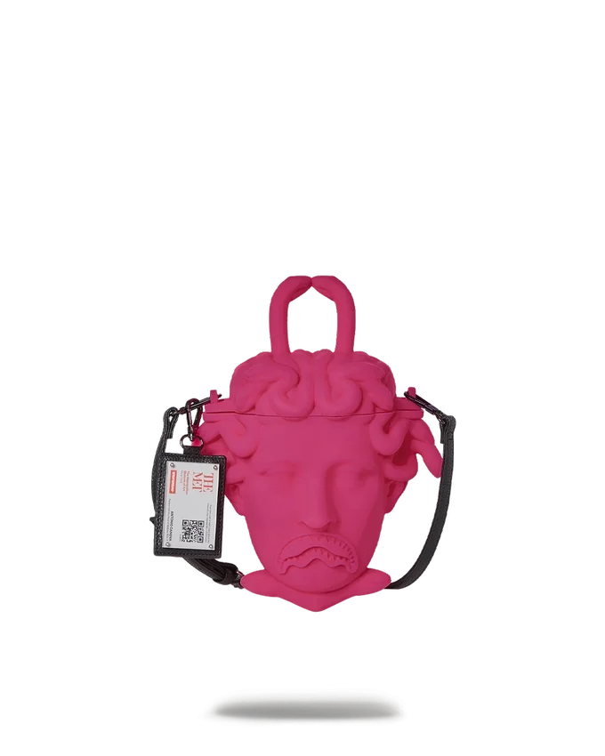 BOLSO DE MANO MET CANOVA MEDUSA (ROSA)